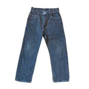 Women's LEVI Black Denim‎ Jeans 569 Size 26